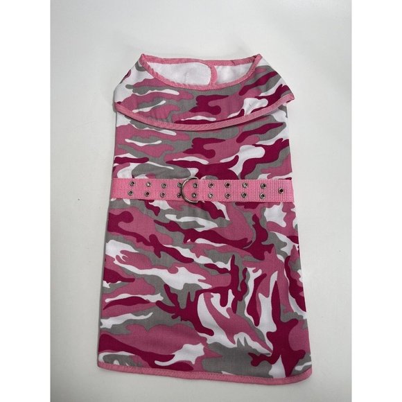 5th Avenue Pet Other - 5th Ave Pet Collection Sz Medium Pink Camo Harness Jacket Buckle Closure New